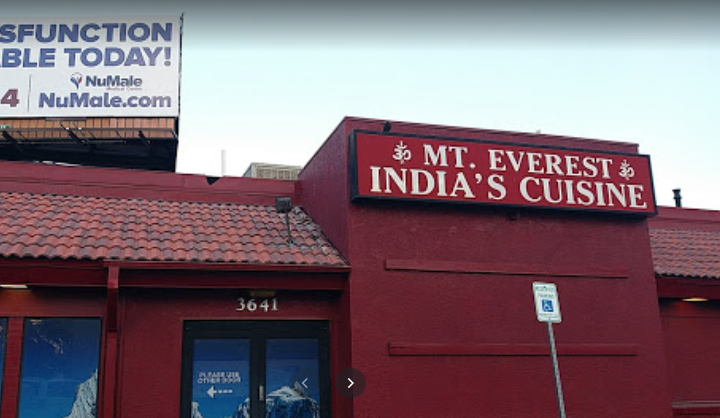 Mt. Everest India's Cuisine